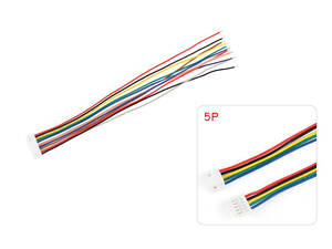 Кабель 15см с одним коннектором Micro JST GH 1.25мм F (5 pin)