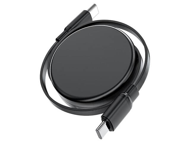 Кабель ACEFAST C13-03 USB-C to USB-C подвійне витягування зарядний дата-кабель Black yL. - Фото 4
