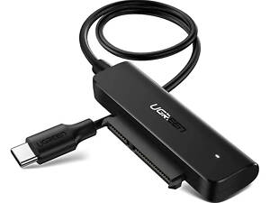 Кабель-адаптер Ugreen SATA-USB 3.0 для 2,5-дюймового SSD и жесткого диска 70609 0.5 м Черный