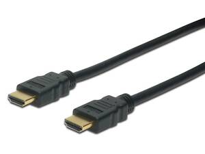 Кабель ASSMANN HDMI High speed + Ethernet (AM/AM) 10m, black (AK-330107-100-S)