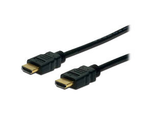 Кабель ASSMANN HDMI High speed + Ethernet (AM/AM) 2.0m, black (AK-330114-020-S)