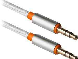 Кабель AUX Audio TRS M/M 1.2м JACK01-03 білий Defender