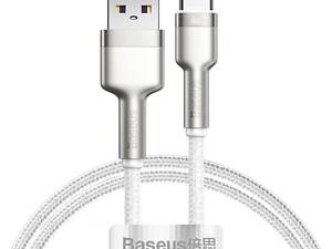 Кабель Baseus Cafule Series Metal Data Cable USB to Type-C 66W 1m White yL.
