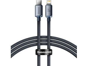 Кабель Baseus Cafule USB Type-C – Lightning 20W 1м графітовий
