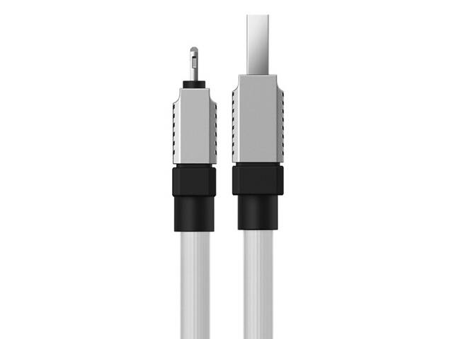 Кабель Baseus CoolPlay Series Fast Charging Cable USB to iP 2.4A 1m White yL. - Фото 4