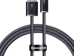 Кабель Baseus Dynamic 100W USB-A – Type-C, 1м, черный с принтом
