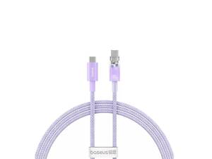 Кабель Baseus Explorer Series Fast Charging Cable with Smart Temperature Control USB-C to USB-C 100W 1m Nebula yL.