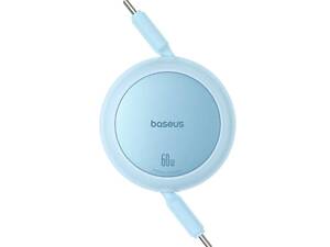 Кабель Baseus Free2Pull Mini Charging Cable USB-C to USB-C 60W 1m Galaxy Blue yL.