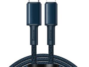 Кабель Baseus High Density Braided Fast Charging Data Cable Type-C to iP PD 20W 1m Blue yL.