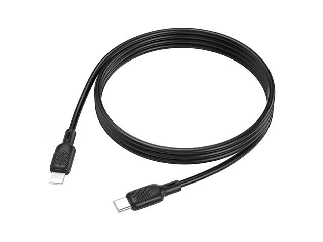 Кабель BOROFONE BX113 Lenny PD silicone charging data cable iP(L=1M) Black yL. - Фото 4