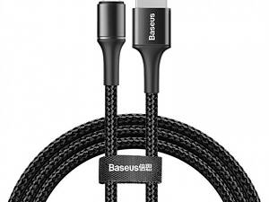 Кабель для iPhone с оплеткой Baseus halo data cable USB For Lightning 2.4A 0.25m Black