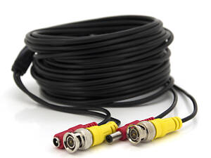 Кабель для камер видеонаблюдения Ritar BNC+DC 10m до 5МР AHD/CVI/TVI/CVBS черный