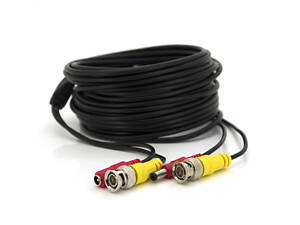 Кабель для камер видеонаблюдения Ritar BNC + DC 15M до 5МР HD-CVI-TVI-CVBS черный