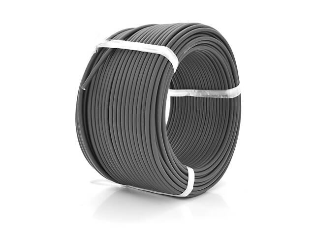 Кабель для сонячних систем 6mm2 (чорний) 100м - Фото 1