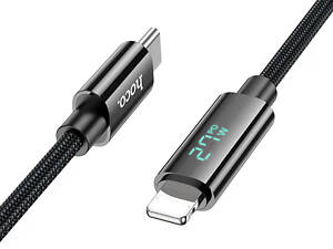 Кабель Hoco U125 Type-C to Lightning 27W Benefit display iP