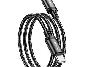 Кабель HOCO X89 Wind 60W charging data cable Type-C to Type-C Black yL.