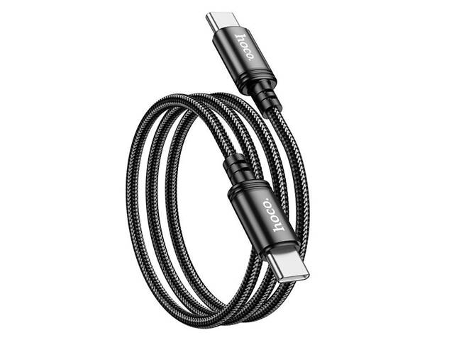 Кабель HOCO X89 Wind 60W charging data cable Type-C to Type-C Black yL. - Фото 1