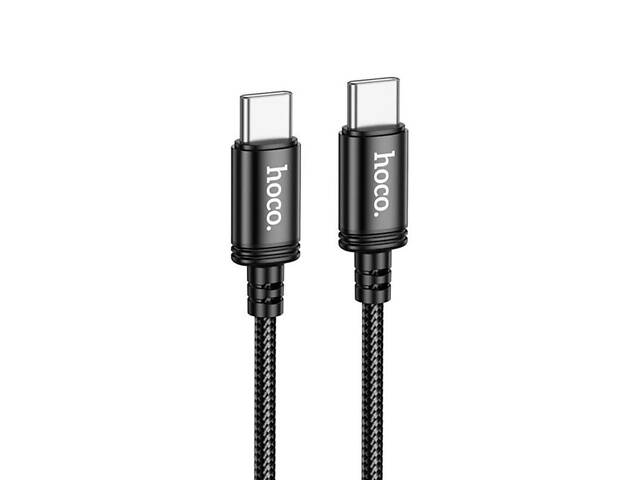 Кабель HOCO X89 Wind 60W charging data cable Type-C to Type-C Black yL. - Фото 2