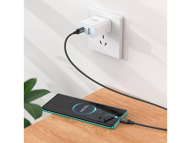 Кабель HOCO X89 Wind 60W charging data cable Type-C to Type-C Black yL. - Фото 4
