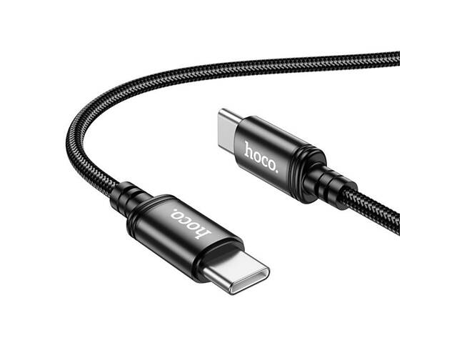 Кабель HOCO X89 Wind 60W charging data cable Type-C to Type-C Black yL. - Фото 5