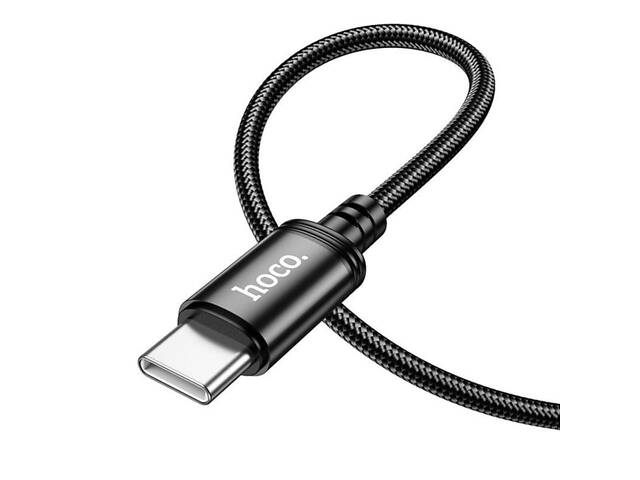 Кабель HOCO X89 Wind 60W charging data cable Type-C to Type-C Black yL. - Фото 6