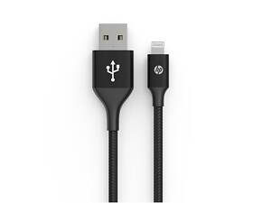 Кабель HP USB - Lightning, 2м, черный (DHC-MF100-2M)