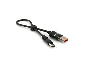 Кабель iKAKU KSC-351 XUNDIAN series for iphone, Black, длина 0,25м, 5А, BOX