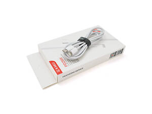 Кабель iKAKU KSC-507 FEICHONG fast charging data cable (TYPE-C to Lightning), White, довжина 1.2 м, 3,2А, BOX