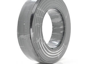 Кабель коакс. с питанием+трос RITAR BM100-RG59+2x0.5mm+1x1.2mm, 0,81 мм.CU, 64x0.12m CCA желтый экран, 75 Ом,