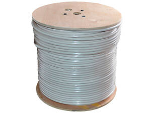 Кабель коаксиальный с питанием YOSO W305-RG59+2x0.5mm2, 0,81 мм.CCS, 64x0.12m CCA Кабель коаксиальный бухты