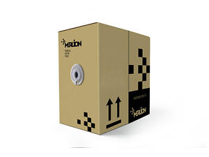 Кабель КПП-ВП (100) 4P 24AWG (UTP-cat.5E), MERLION, СU, ізоляція ПЕ, для нар. робіт, 305 м, Black, Q2