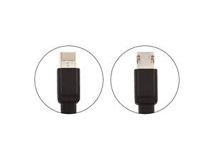 Кабель Lightning-microUSB 1 м WK WDC-009-Black