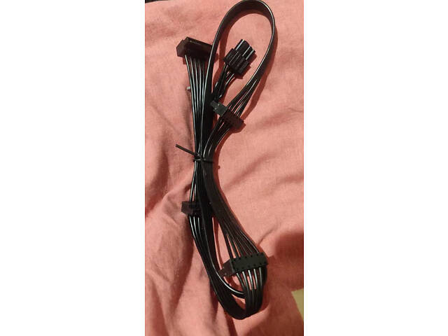 Кабель модульный блока питания переходник CPU SATA MOLEX PCI-E кабеля - Фото 2