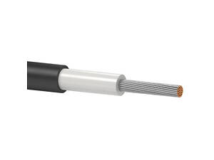 Кабель Одескабель H1Z2Z2-K 1*4 black 4 mm2, цена за метр, черный Провод одескабель