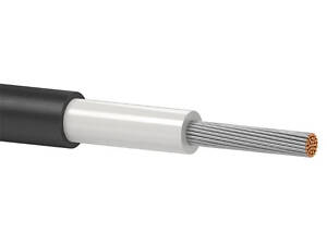 Кабель Одескабель H1Z2Z2-K 1*4 black 4 mm2, цена за метр, черный Провод одескабель