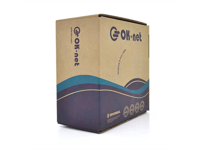 Кабель Одескабель КПВонг-HFЕ-ВП (200) 4*2*0.51 (F/UTP-cat.5E LSOH), СU, екран., для внутр. бовбіт, 305 м. - Фото 2