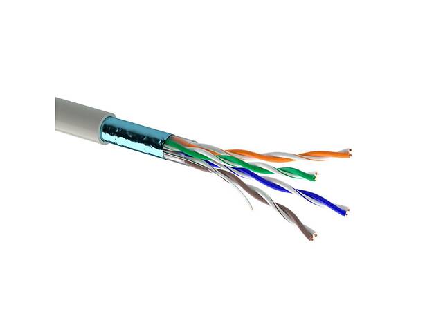 Кабель Одескабель КПВонг-HFЕ-ВП (200) 4*2*0.51 (F/UTP-cat.5E LSOH), СU, екран., для внутр. бовбіт, 305 м. - Фото 1