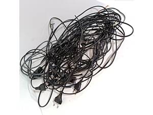 Кабель питания 220V, 2х0,75, 1,5-1,8м. в хорошем состоянии.