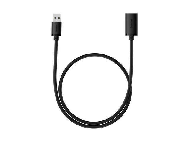 Кабель-подовжувач Baseus AirJoy Series USB2.0 Extension Cable 0.5m Cluster Black - Фото 1