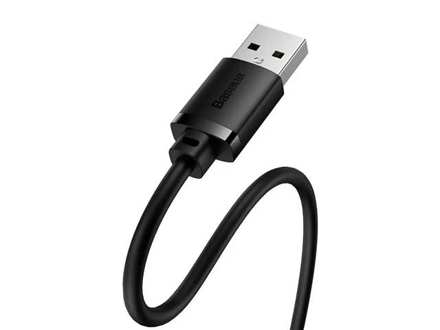 Кабель-подовжувач Baseus AirJoy Series USB2.0 Extension Cable 1.5m Cluster Black - Фото 3