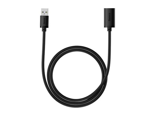 Кабель-подовжувач Baseus AirJoy Series USB2.0 Extension Cable 1.5m Cluster Black - Фото 1