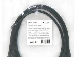 Кабель продовжувач USB 2.0 AM-AF, 1.8 м чорний USB02-06 Defender
