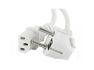 Кабель живлення C13 1.8m white Cablexpert (PC-186W-VDE)