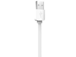 Кабель Rock Lightning Flat Data Cable 1m White