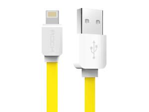 Кабель Rock Micro USB Flat 1M 2.1A Yellow