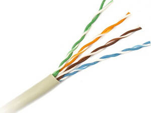 Кабель сетевой OK-Net UTP cat.5e 305м (U/UTP-cat.5Е) (КПВ-ВП (350) 4*2*0,50)