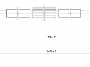 Кабель стоянкових гальм ADRIAUTO 4102681 Renault Clio 8200270181, 8200673259