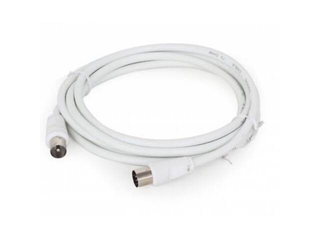 Кабель телевізійний 75 Ом 3.0m Cablexpert (CCV-515-W-3M) - Фото 2
