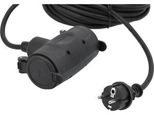 Мережевий подовжувач 2 розетки 25м 16А 3х1,5 мм² YATO YT-81032