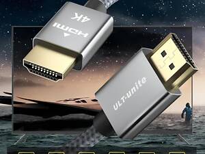Кабель Ult-Unite HDMI 2.0 300 см. HDMI кабель 18 Гбіт, 60 Гц 4К, для MacBook Pro, Playstation 5, Xbox, TV